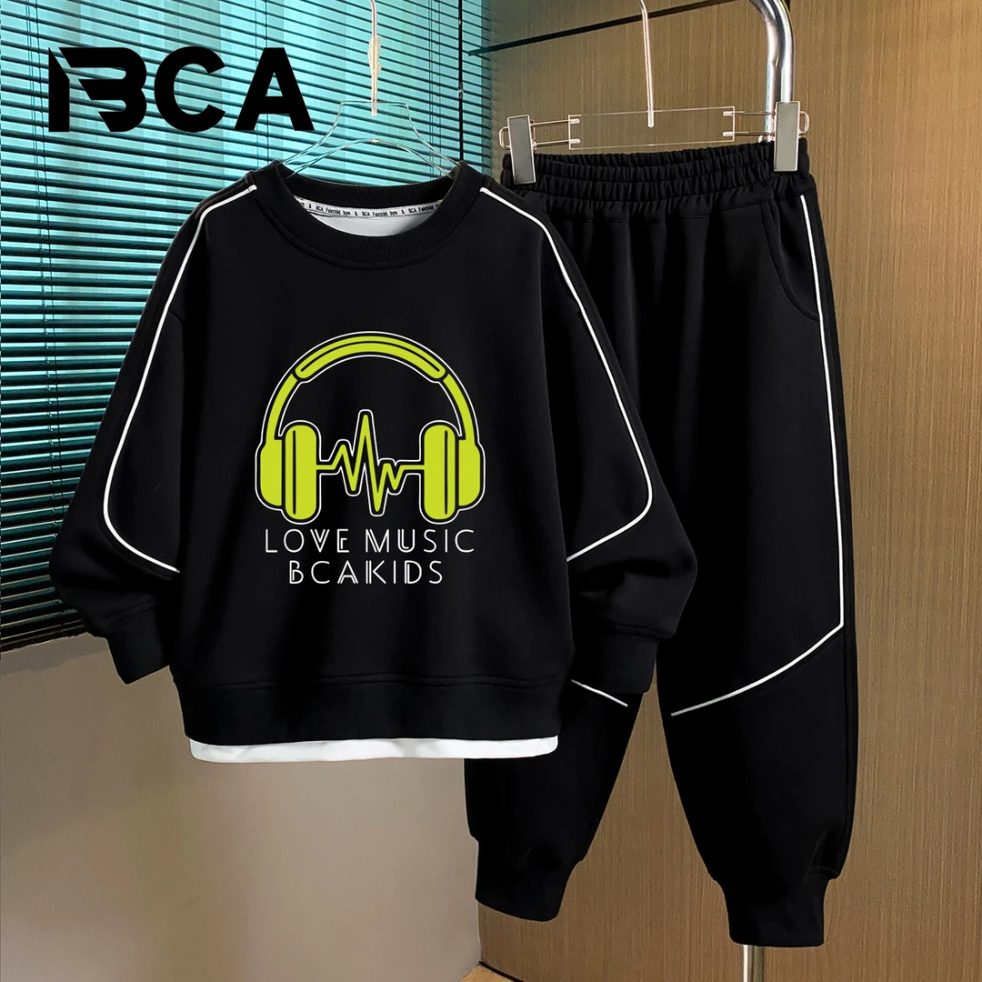BCA中大童青少年男童潮酷穿搭春秋套装(S-001+TU-53-54-55+GN-1