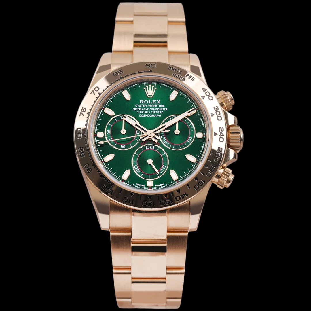 99新 Rolex/劳力士  大牛二手/21年全/116508绿金迪/表径40