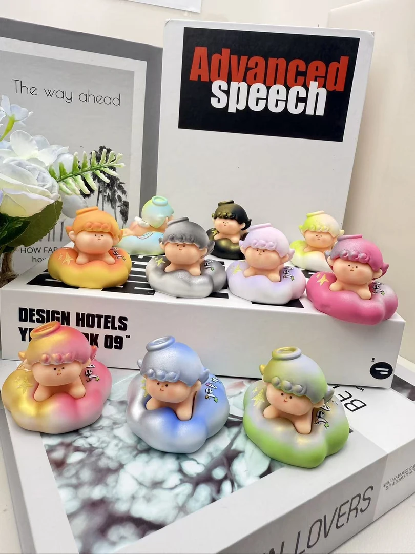 【云端趴趴天使】新款彩绘云端趴趴天使树脂摆件