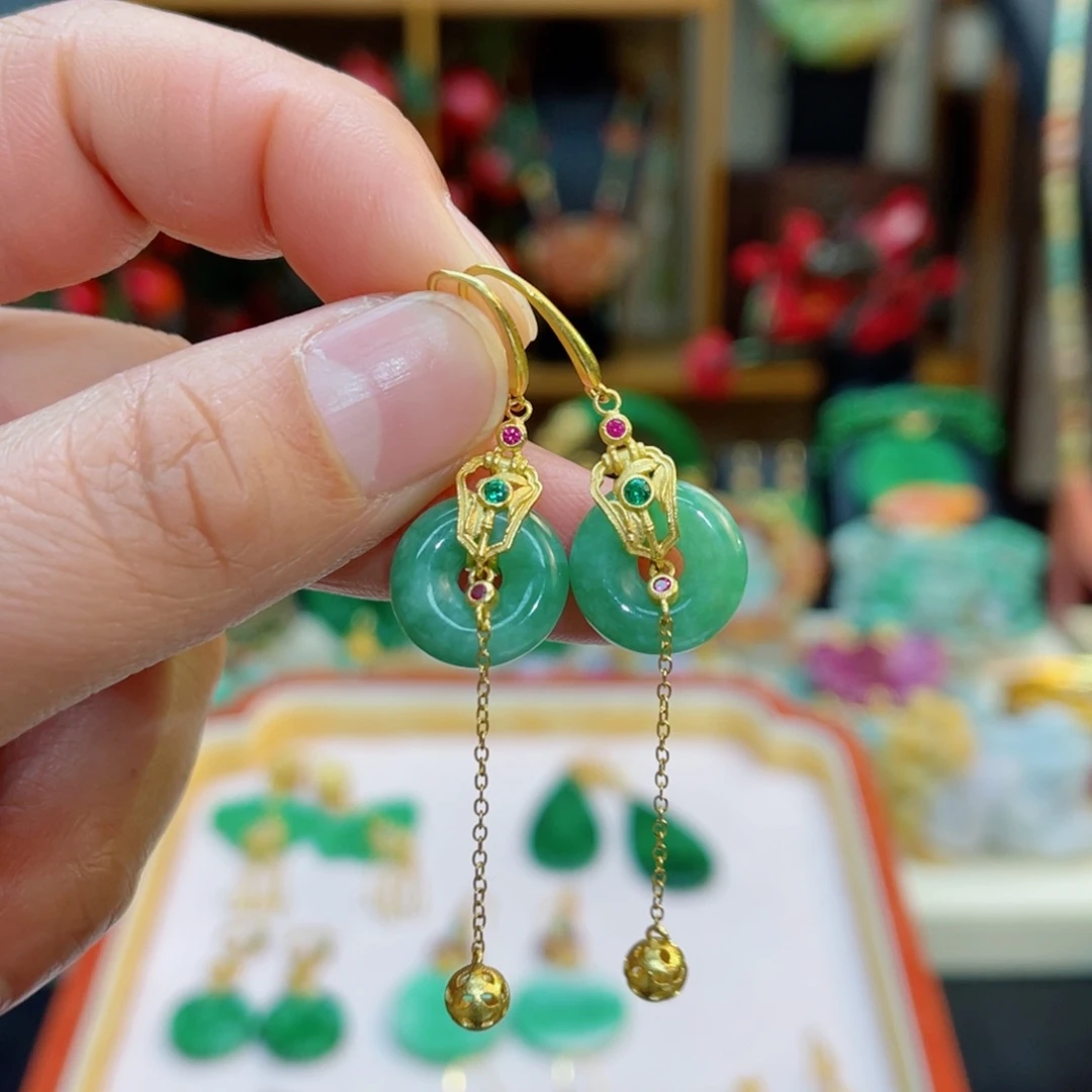 翡翠耳饰合金48小时鉴赏期