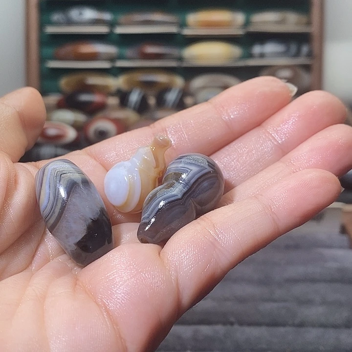 众***林玛瑙/玉髓未镶嵌吊坠(不含链)