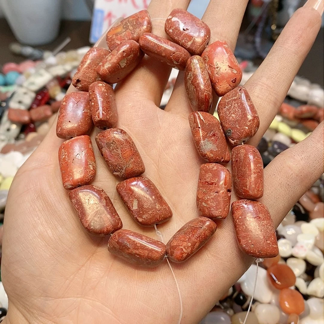 散珠玛瑙/玉髓r****天然石一条