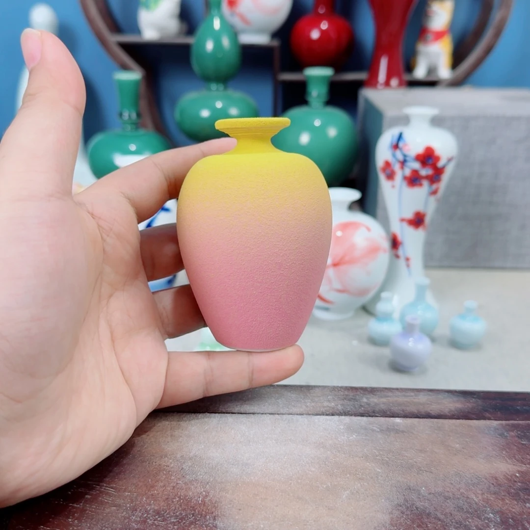 陶瓷手工小花器摆件