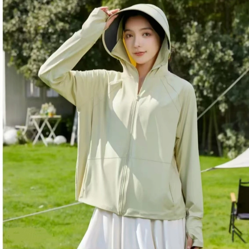 蕉忆冰丝原纱防晒衣大码加大码男女同款骑行户外遮阳帽檐可拆卸