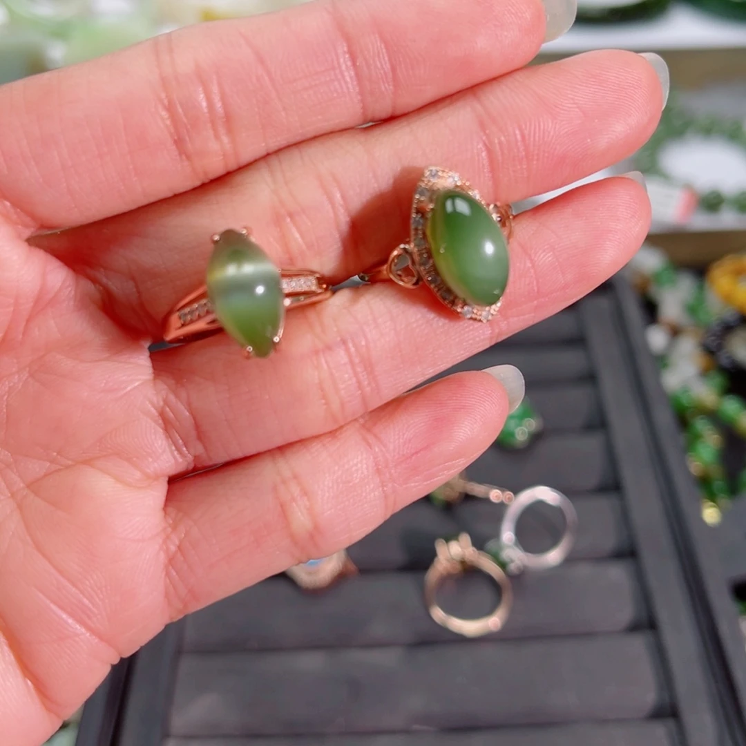 和田玉戒指未镶嵌?***猪