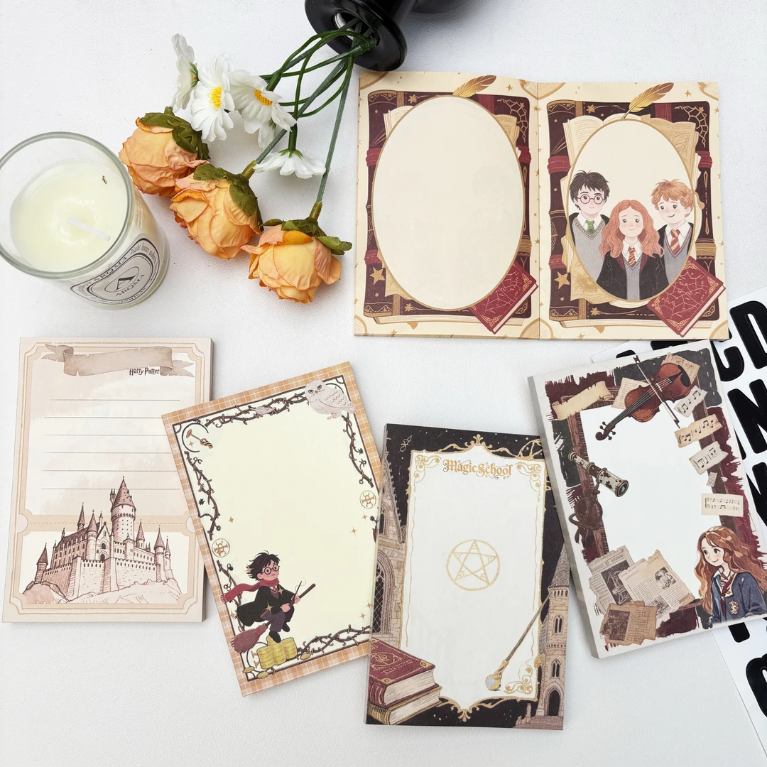 【魔法学院】原创25款双面异面便签本书写纸高颜值手账装饰本无粘性