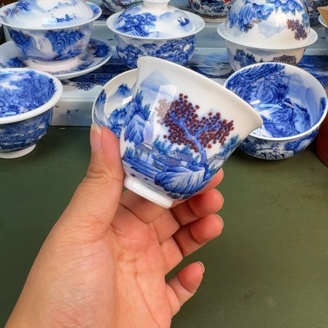景德镇纯手绘茶具圆圆278