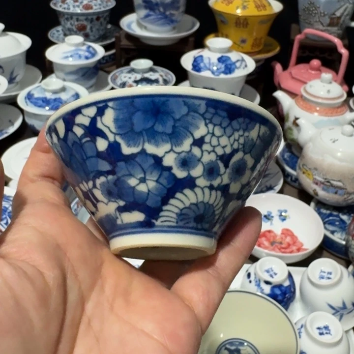 景德镇手工手绘杯微瑕