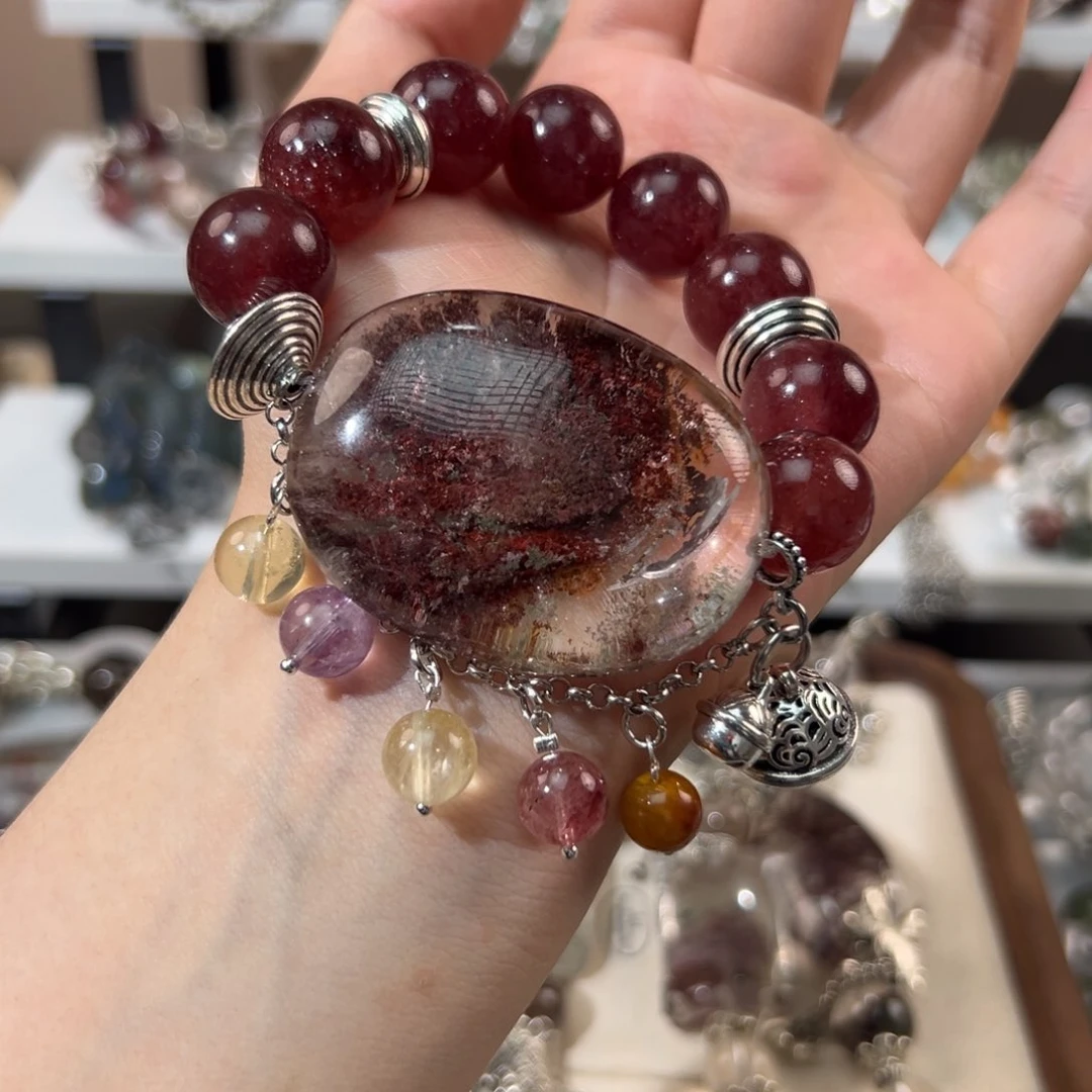 水晶手链合金星****饭手串