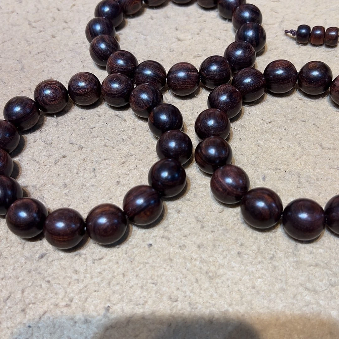 黄花梨/降香黄檀手串/手链开门海七彩紫油梨沉水级1.5