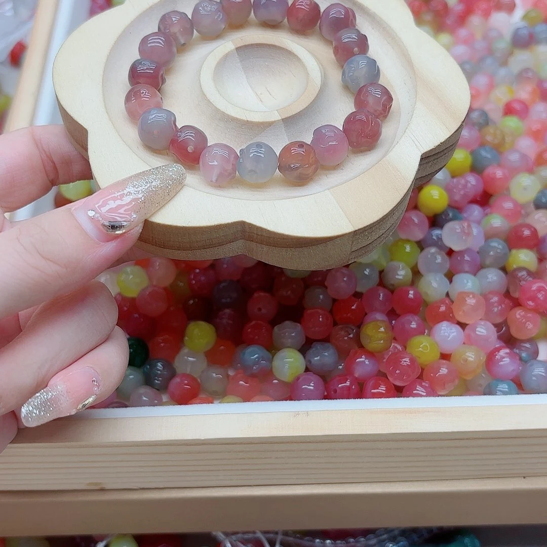 -***°未镶嵌手链玛瑙/玉髓盐源8