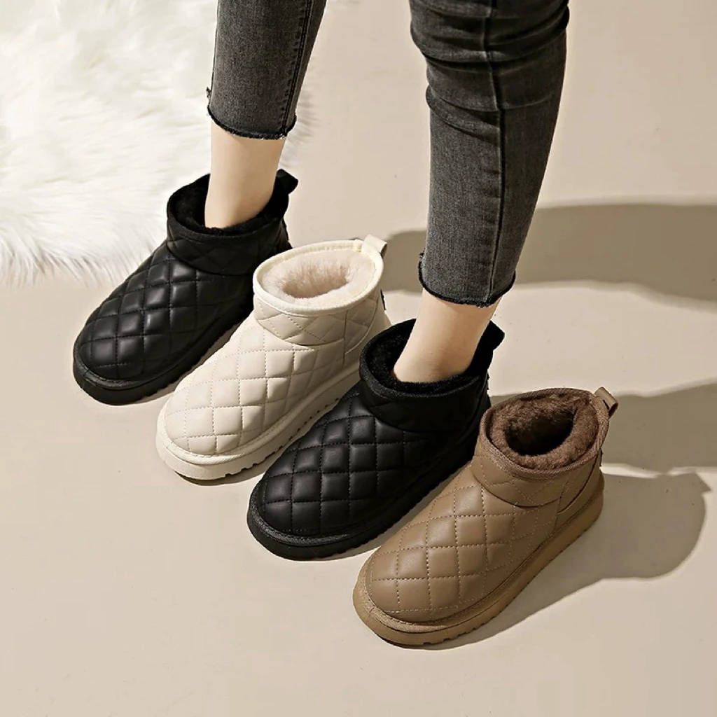 3015女士冬季加厚防水雪地靴