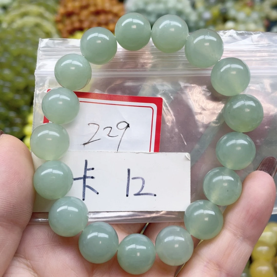 未镶嵌蛇纹石玉手串