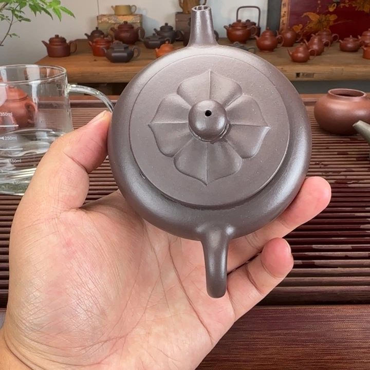 若***尘茶壶紫砂宜兴紫砂微瑕