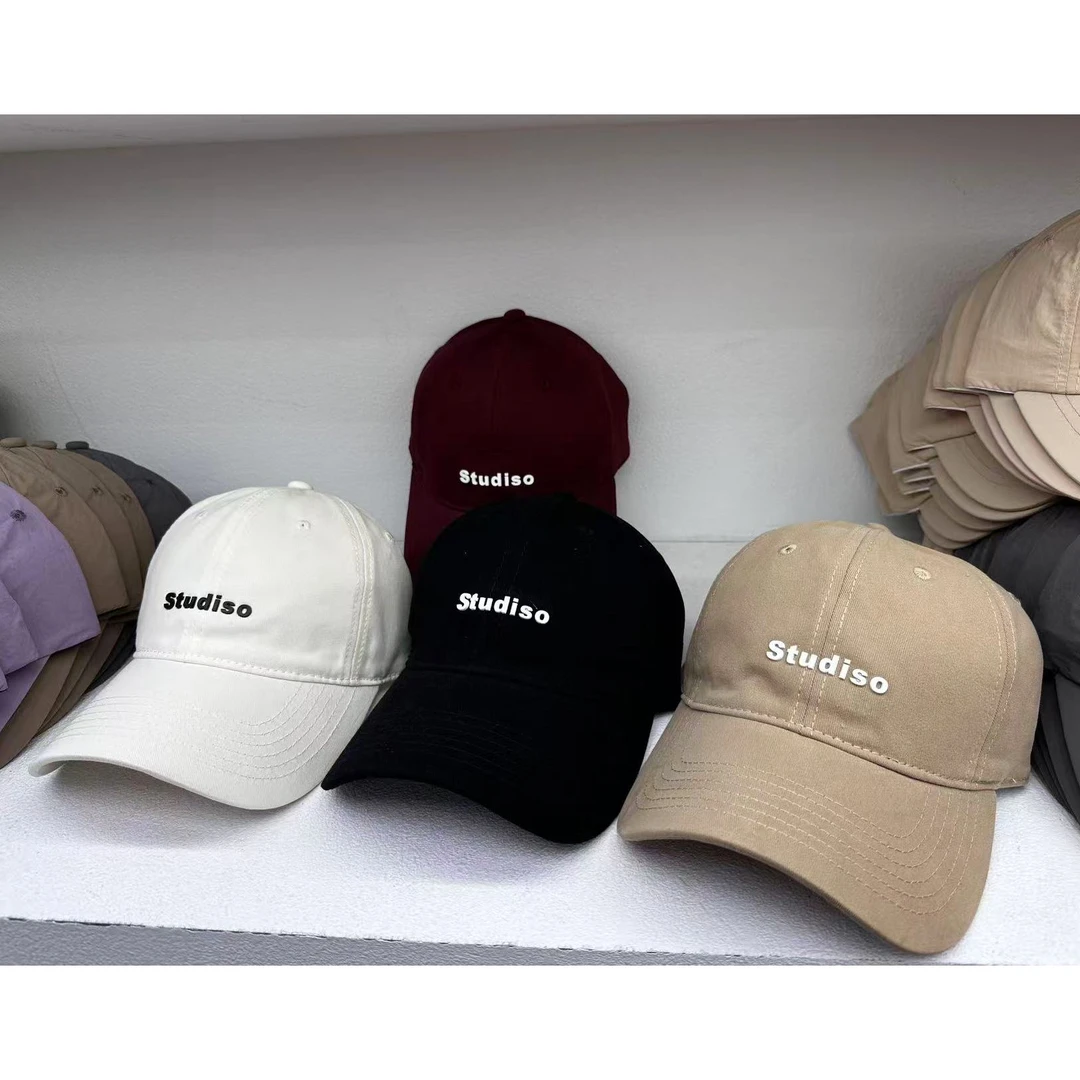 字母棒球帽子男女同款百搭显脸小宽檐鸭舌帽（FJ）#0103