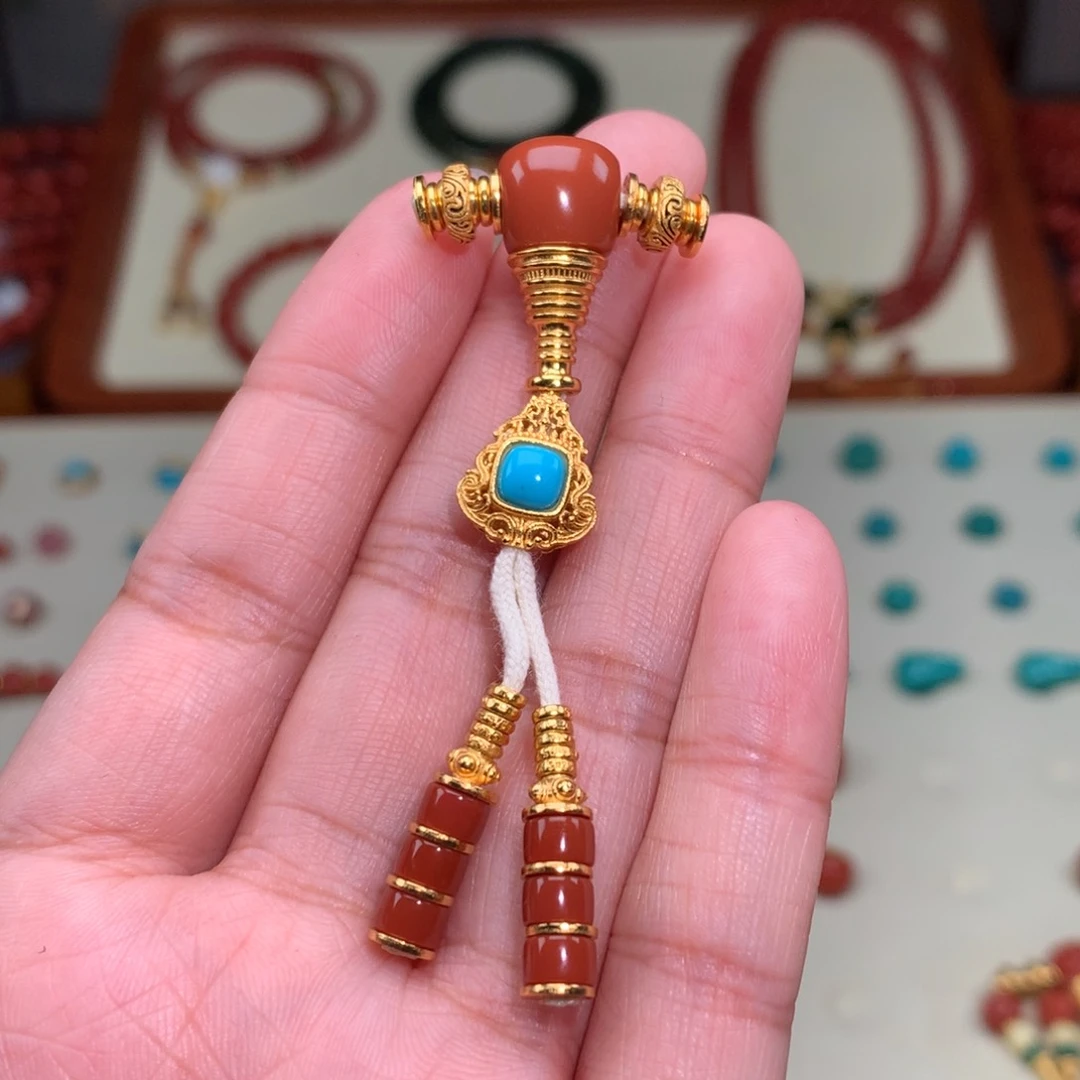 南红玛瑙颈饰未镶嵌