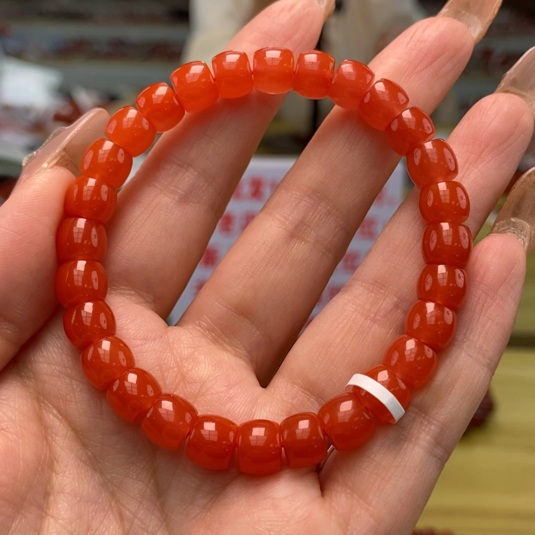 南红玛瑙手串7未镶嵌
