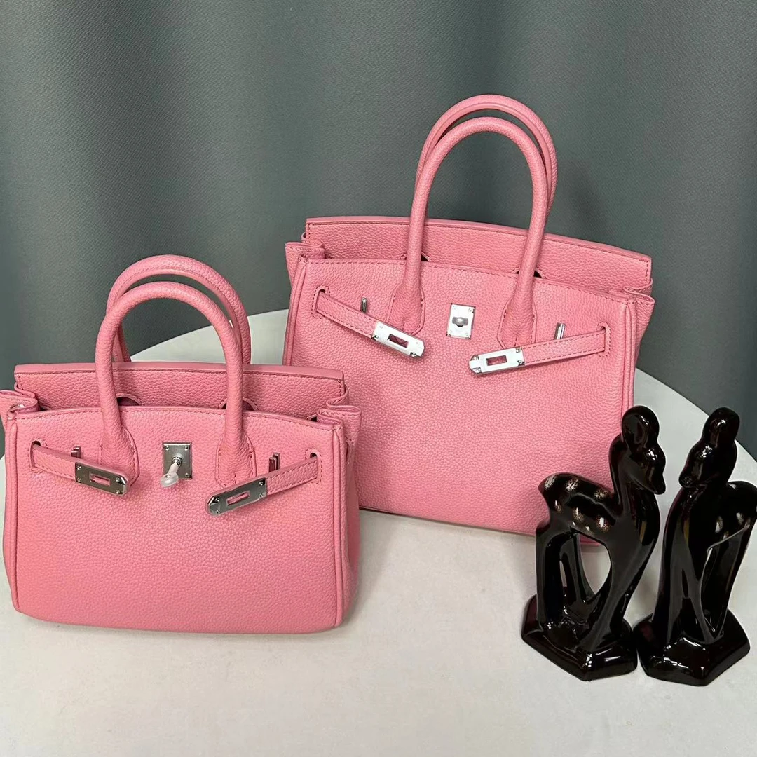 轻奢定制手工包包单肩大气洋气手提包石头纹大号手拎包肩包时尚