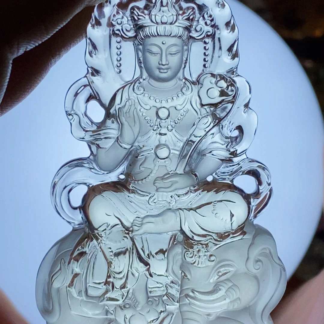 水晶颈饰未镶嵌麦***5吊坠