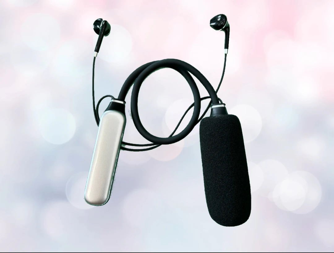 防风海绵套 挂脖式耳机专用话筒海绵收音防风保护套