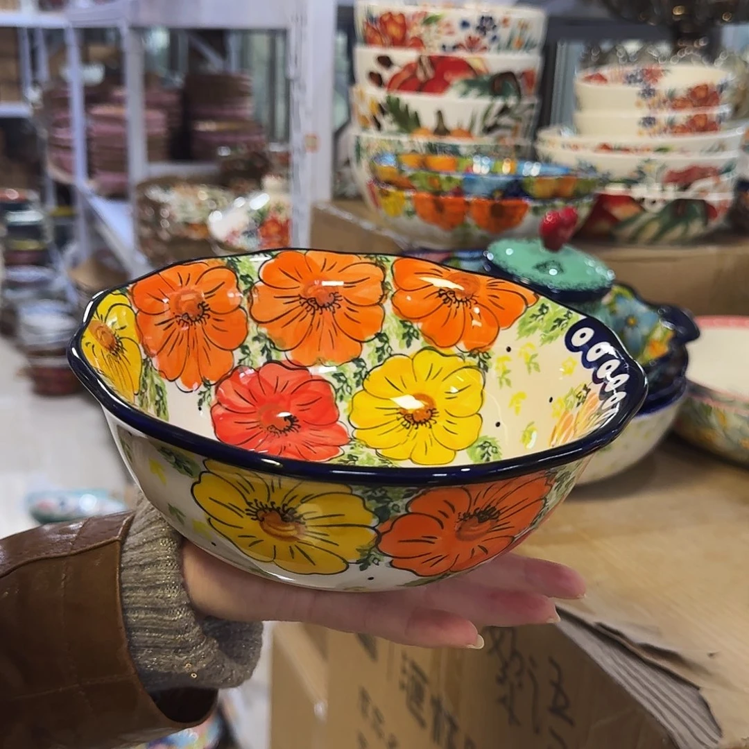 南瓜猫7.5英寸面碗一只看图