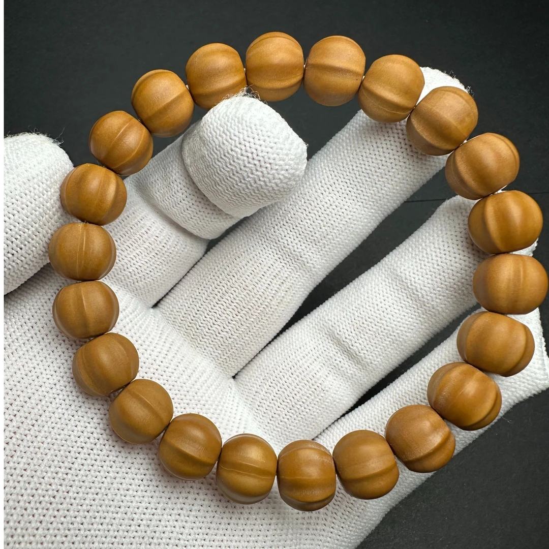 猴头手串鲨鱼背全品无暇款