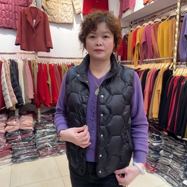 新款马甲妈妈装棉服冬季保暖外套