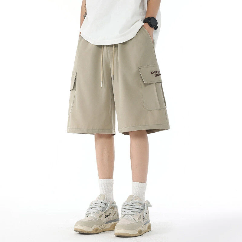 夏季透气工装户外大码短裤男生潮流宽松直筒休闲薄款运动短裤