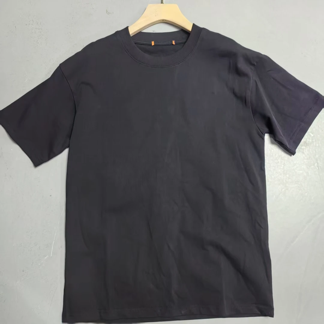 【南油玲姐】黑色烫钻字母男女同款短袖T恤TX225