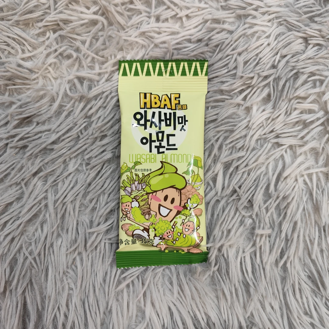 韩国进口芭蜂山葵味扁桃仁坚果