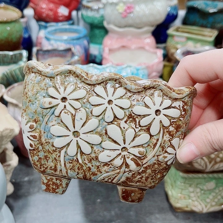 多肉陶瓷花盆满10元包邮