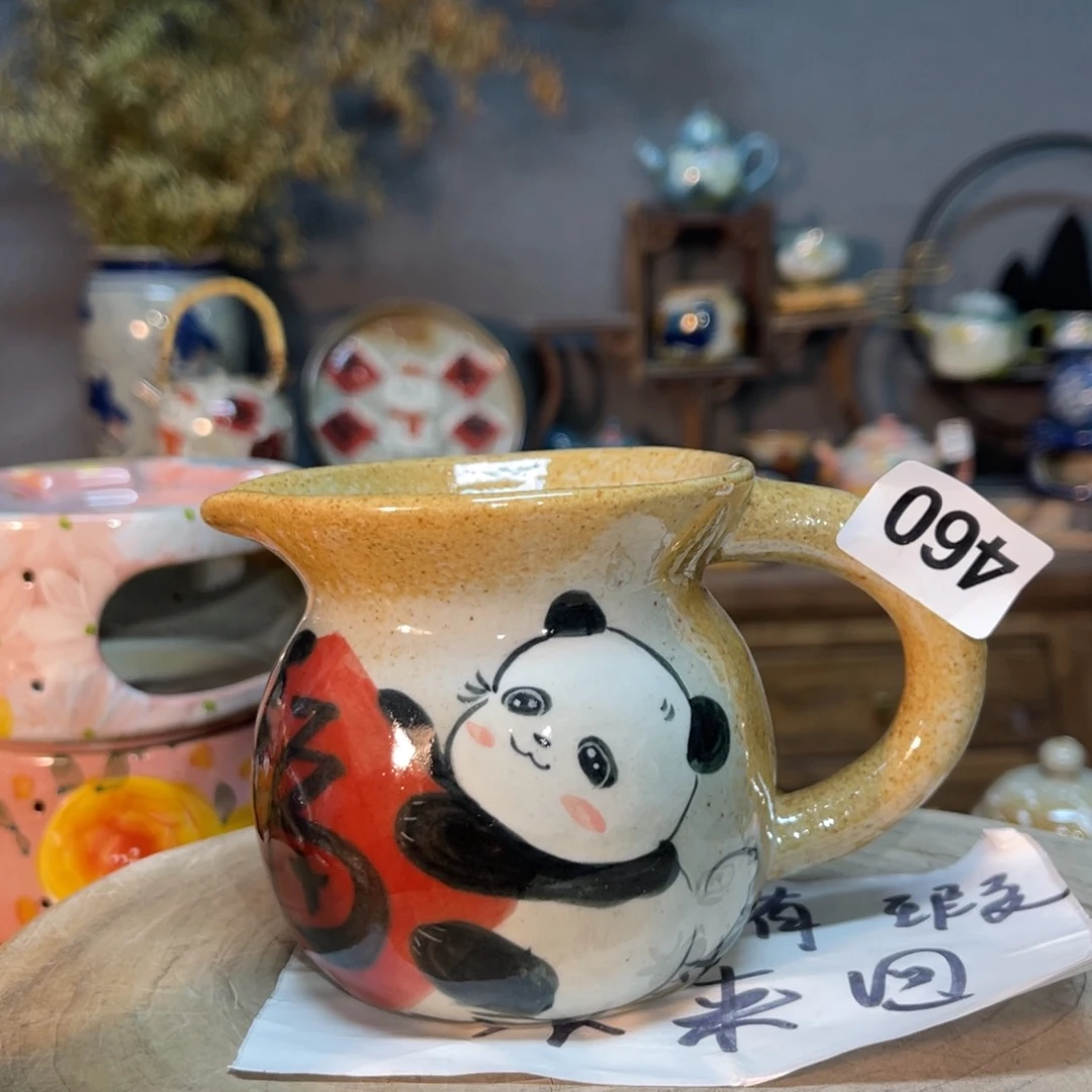 杯素浅陶瓷手工手绘