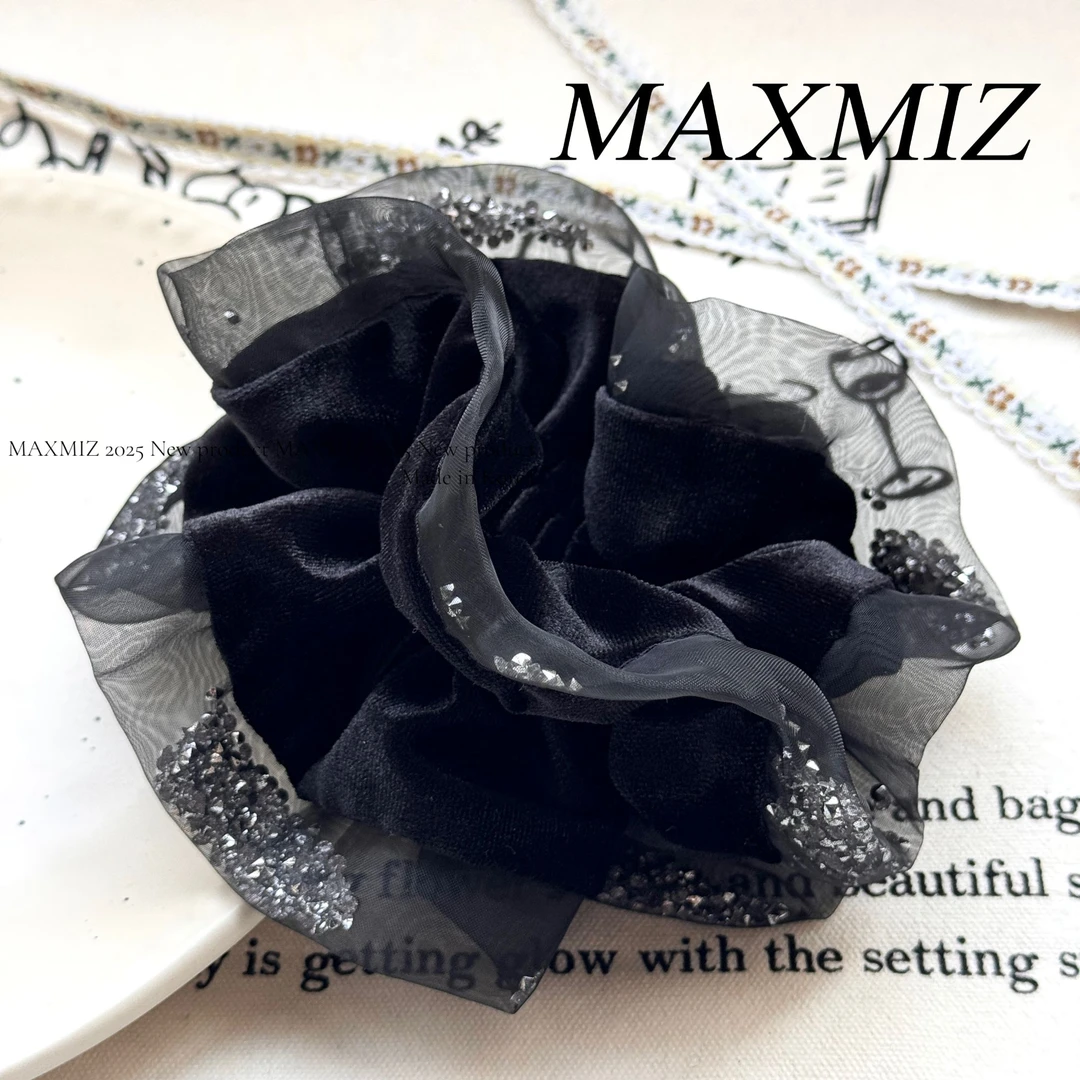 东大门 韩国新款秋冬丝绒复古百搭简约大肠圈  1150