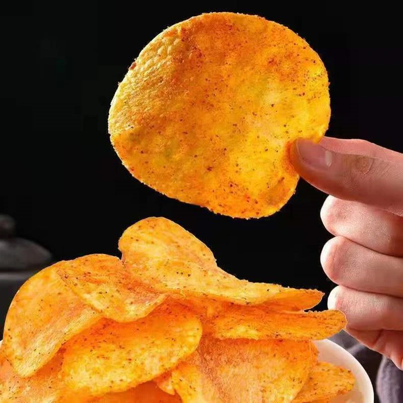 贵州麻辣土豆片香辣洋芋丝油炸原切薯片薯条网红休闲零食香脆薄皮