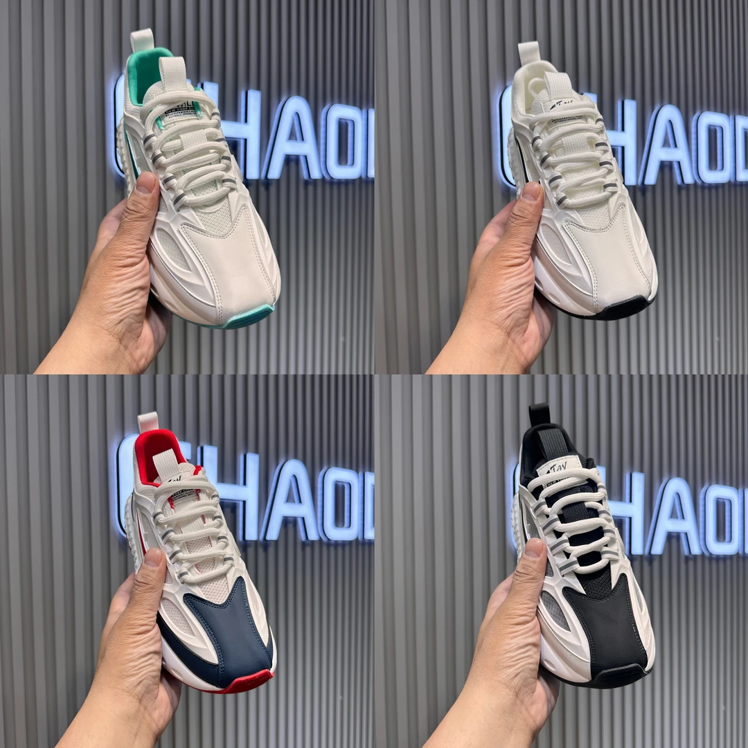 男鞋2025春季新款厚底阿甘鞋舒适百搭休闲鞋潮流时尚低帮运动鞋男