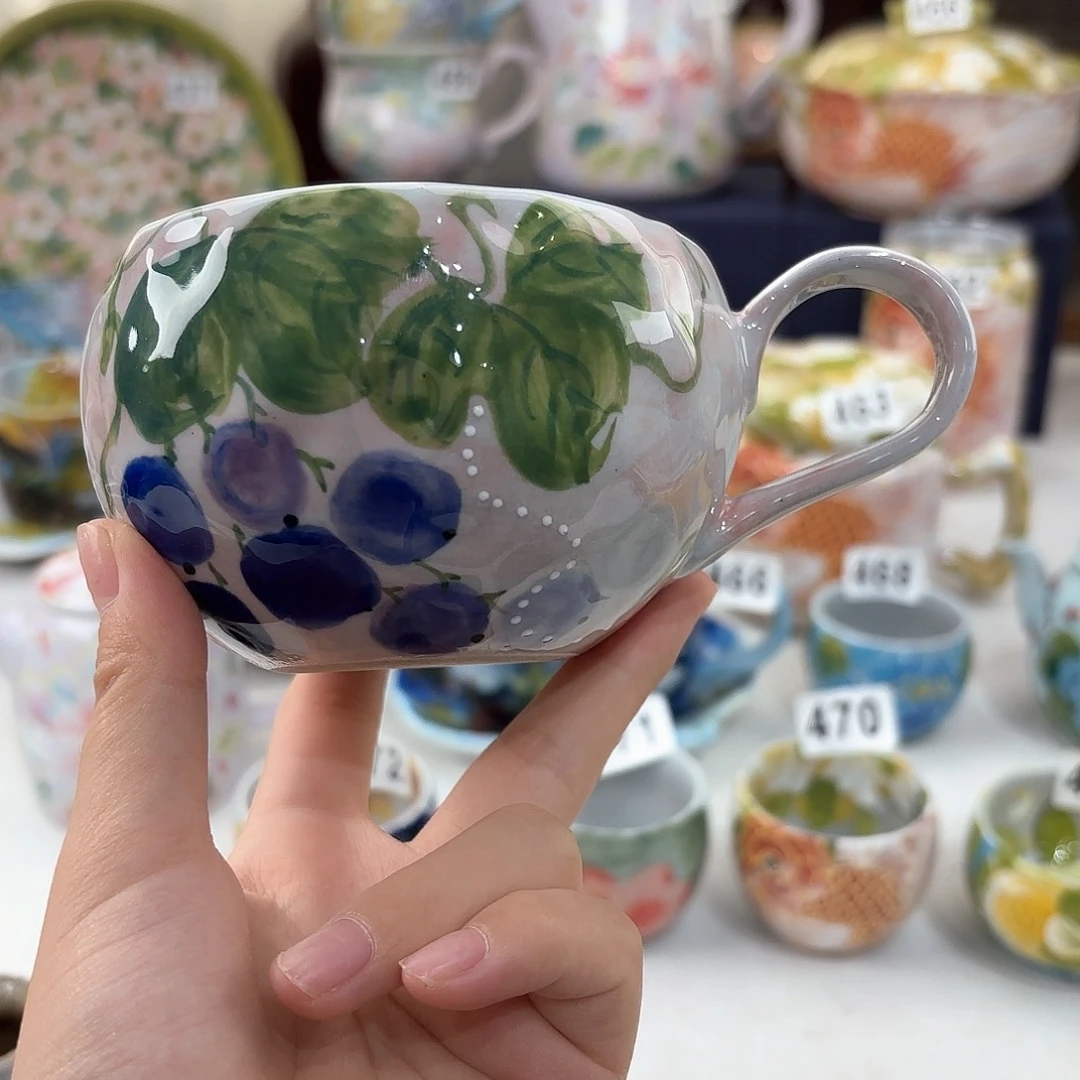 景德镇手绘高温釉下彩陶瓷茶具