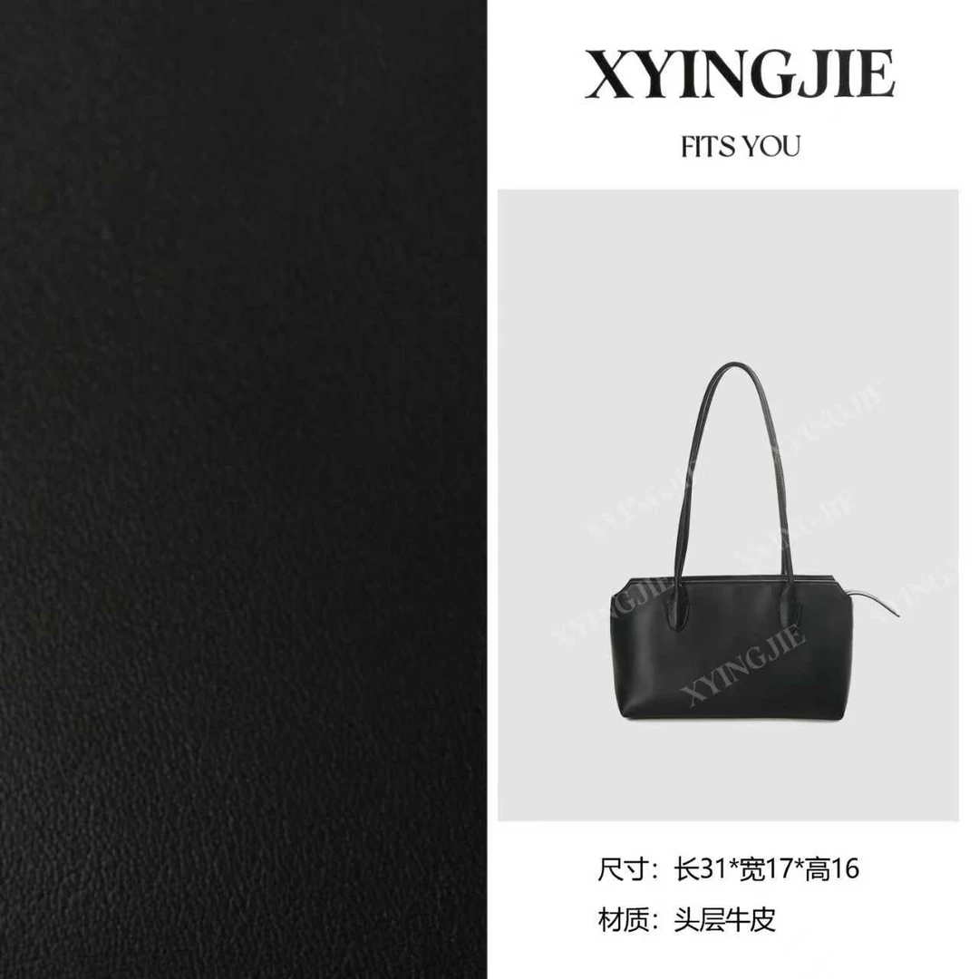 XYINGJIE· 原创设计 真皮高定单肩斜跨包 BV1098-黑色
