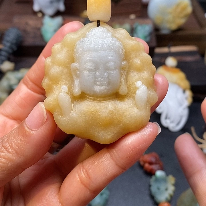 L***锋定制翡翠未镶嵌毛货抛光