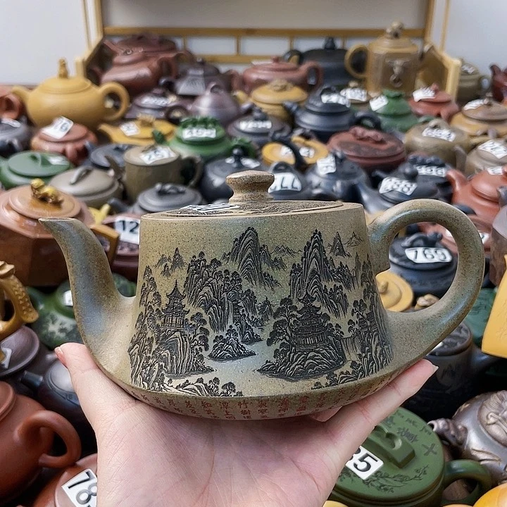 茶壶紫砂独*紫砂微瑕
