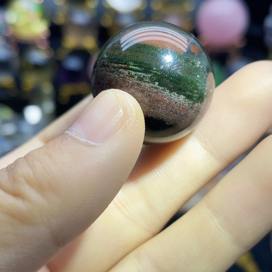未镶嵌珠宝半成品水晶天然幽灵26.7mm