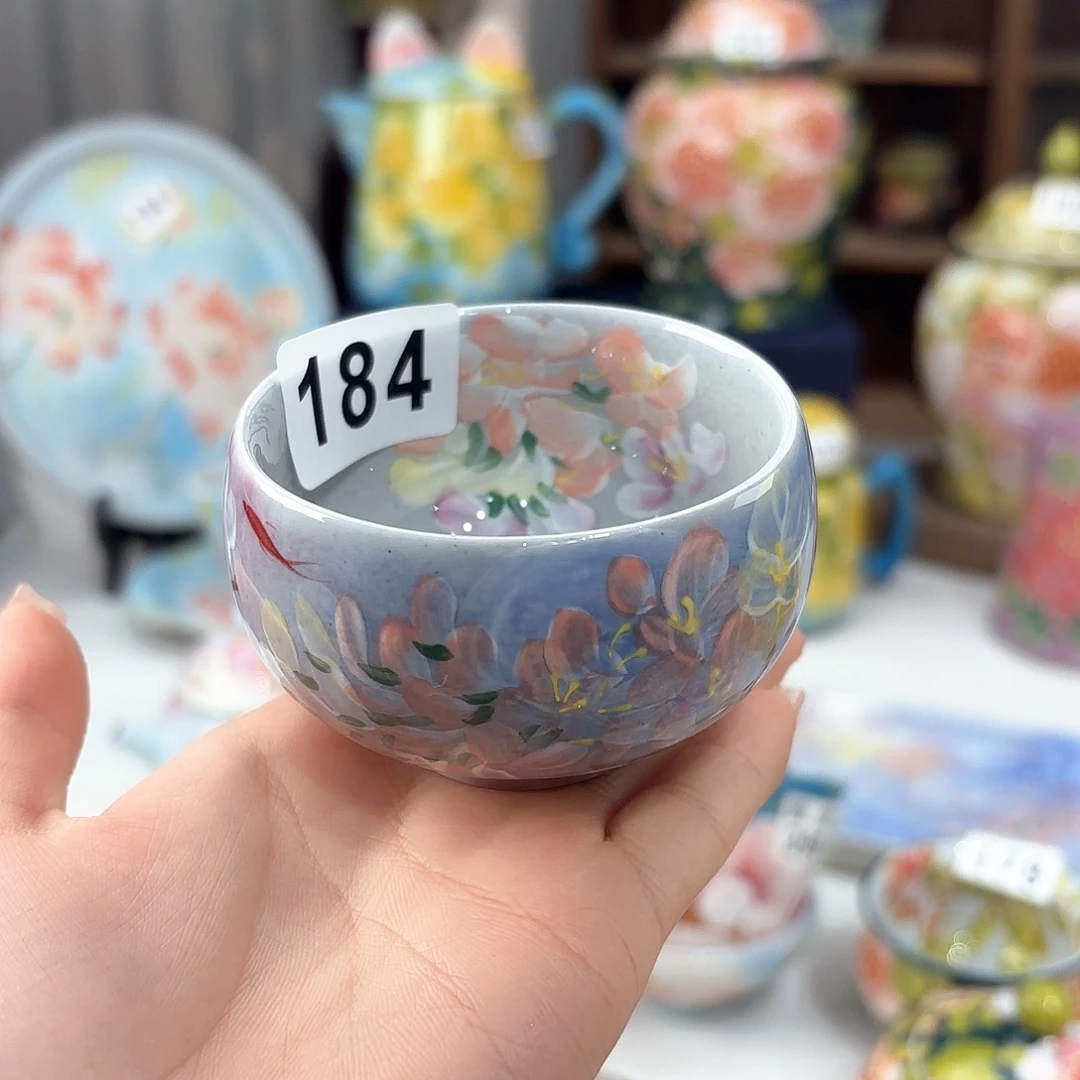 景德镇手绘高温釉下彩陶瓷茶具