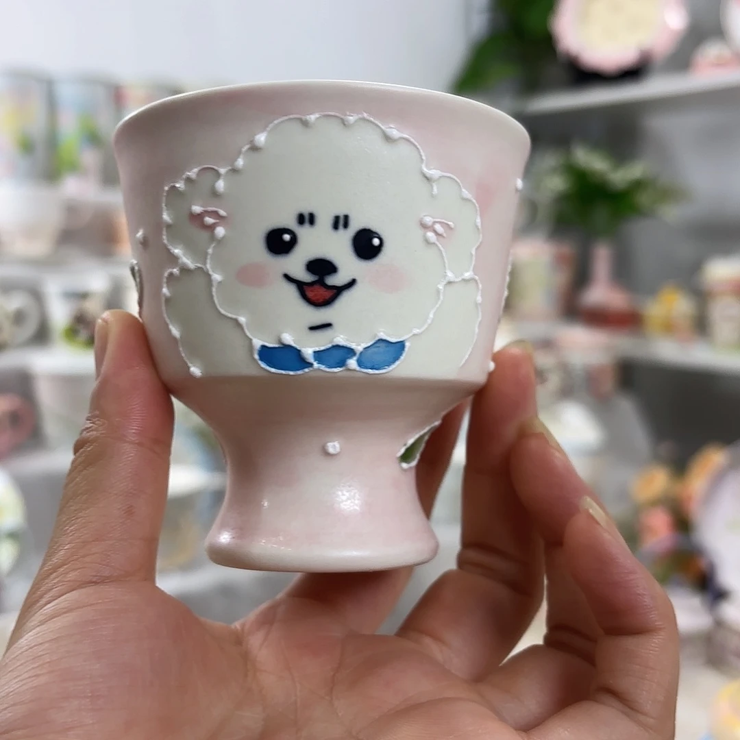 瑕疵手绘高温釉下彩陶瓷