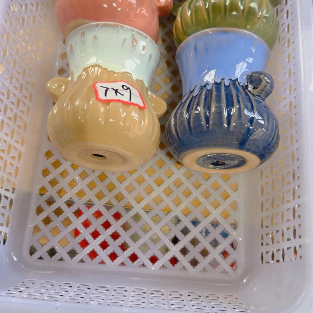 紫砂花盆粗陶精雕