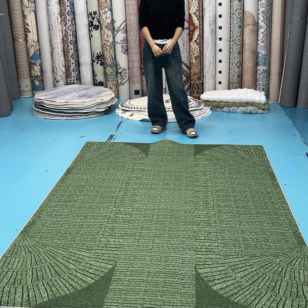 混纺180×249误差±1-3cm乳胶棉布底比利时绒孤品微瑕