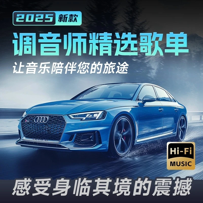 2025新款精选母带音源汽车专用新歌单带歌词无损音质车载音乐U盘