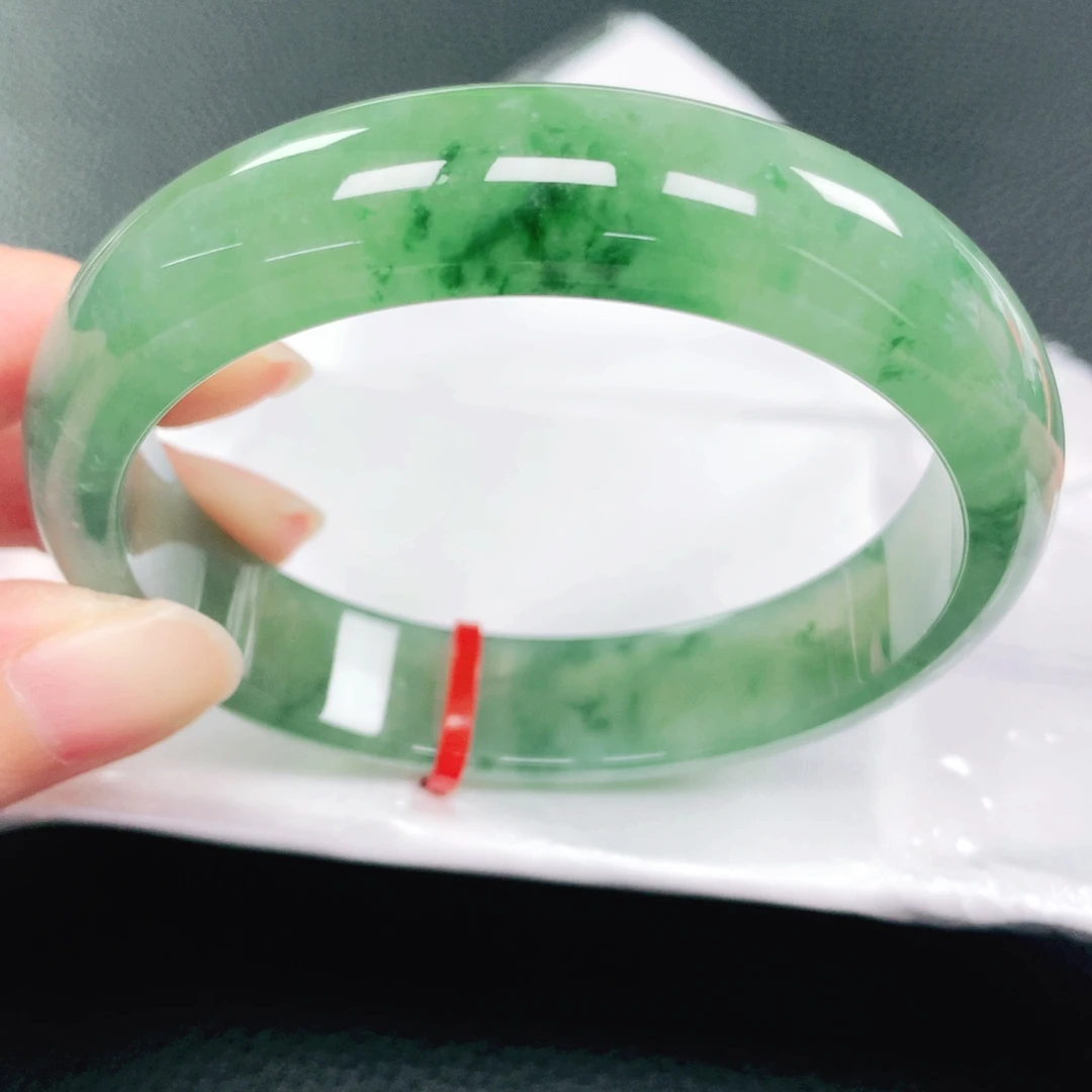 未镶嵌手镯翡翠58圈
