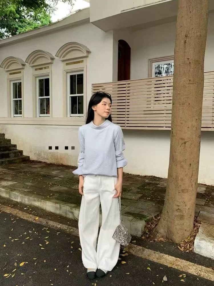 小妳XiaoNi———（春秋款净版衬衫1430220）
