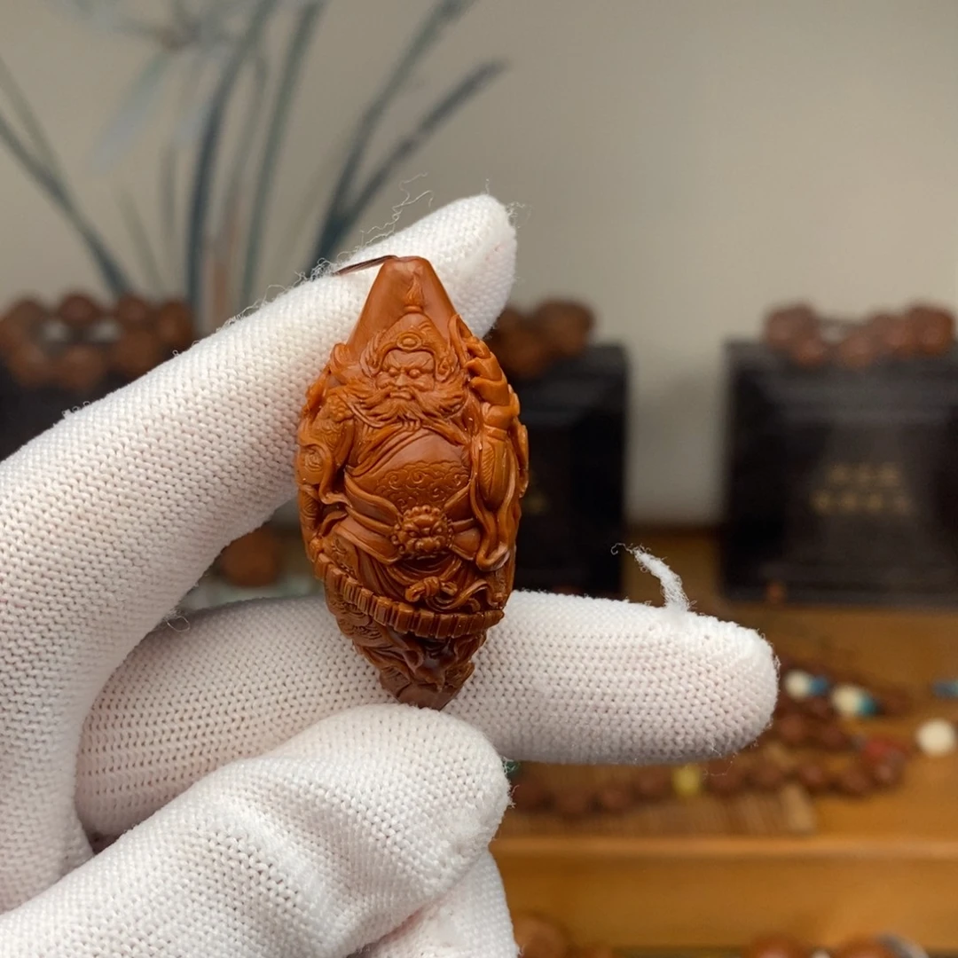 手串橄榄核许忠英老师武财神赵公明