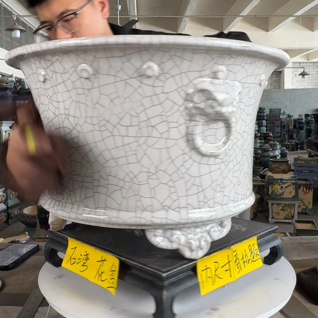。一风堂石湾花盆 内40*24