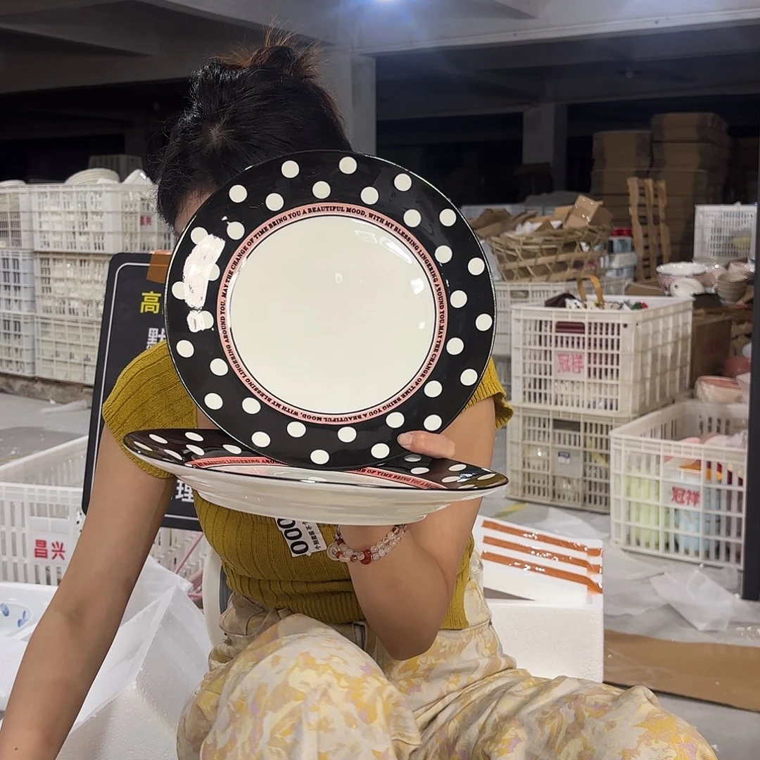 瓷微瑕陶瓷餐具釉下彩